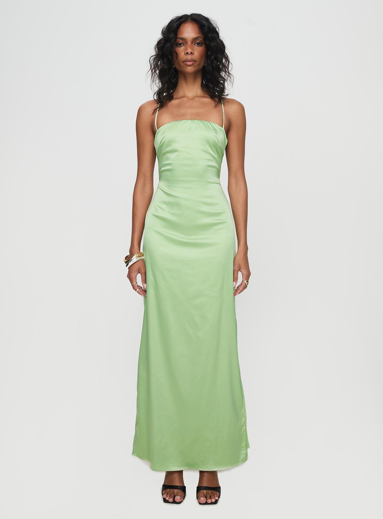 Roselyn Maxi Dress Sage Product Image
