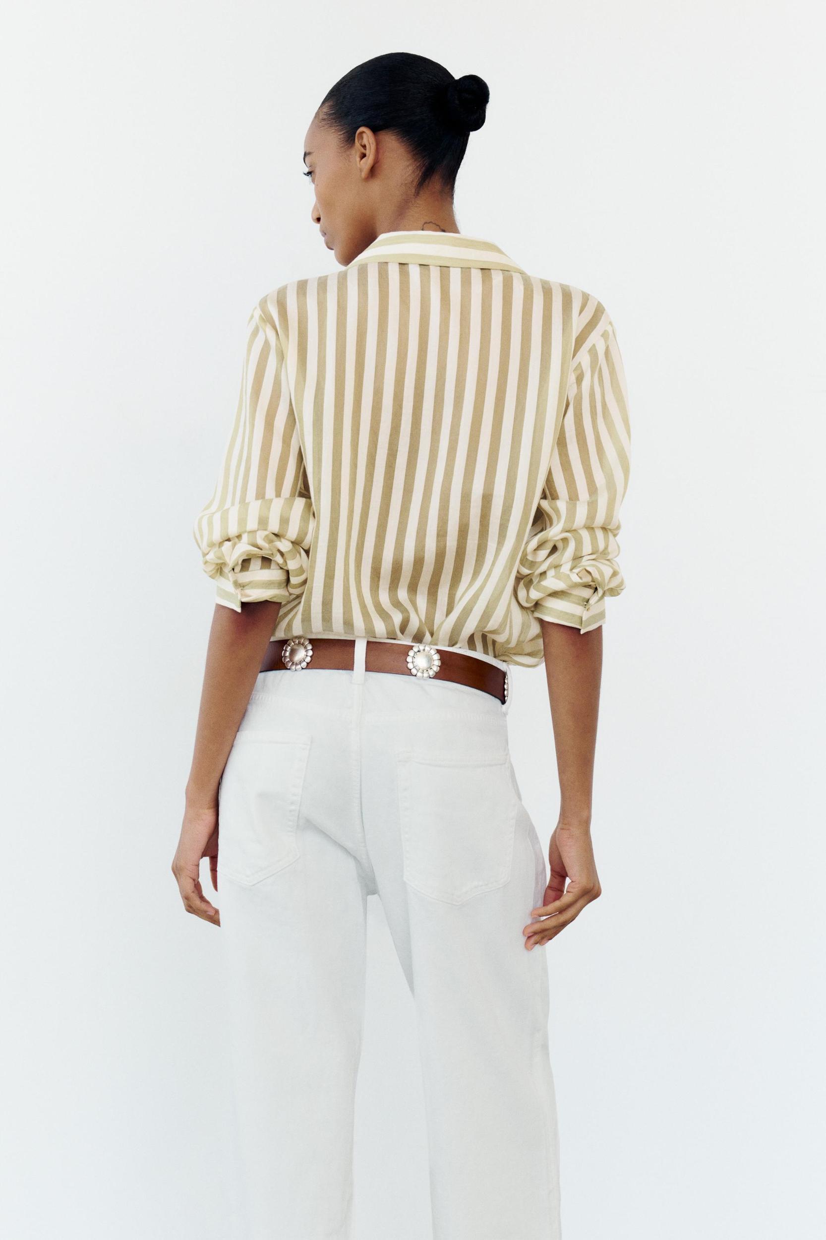 FLOWY STRIPED SHIRT Product Image