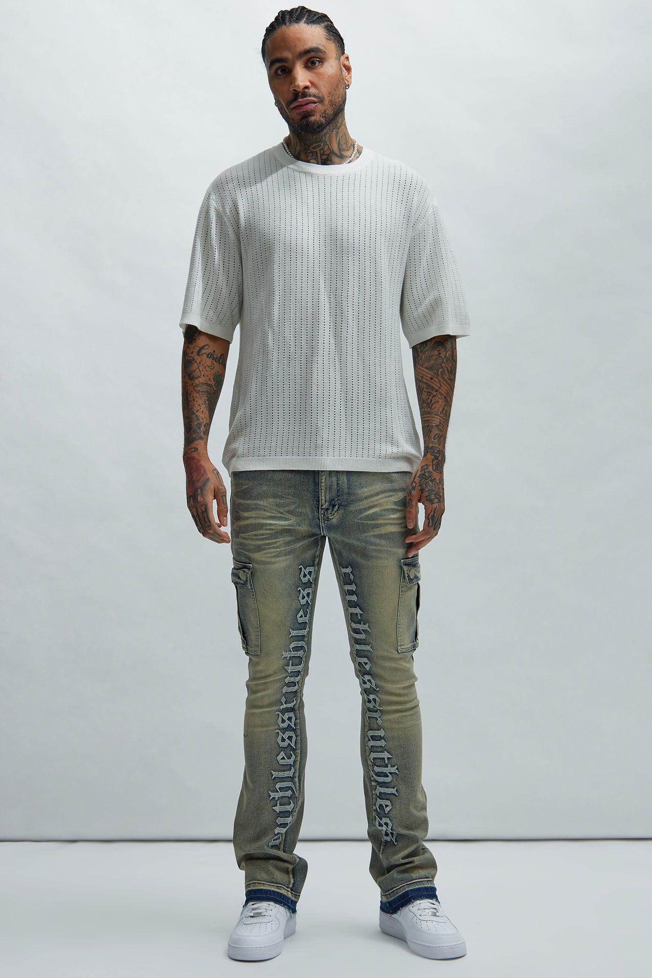 Alec Relaxed Short Sleeve Tee - White Product Image