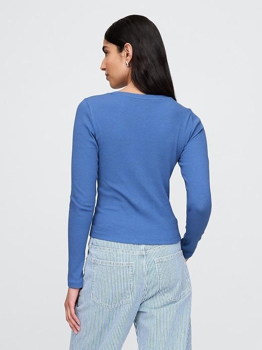 Modern Rib Cropped T-Shirt Product Image