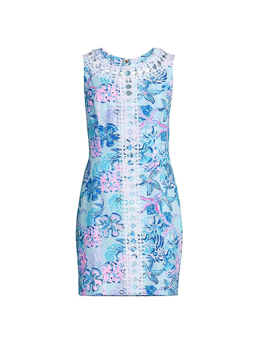 Womens Mila Floral Lace Shift Dress Product Image