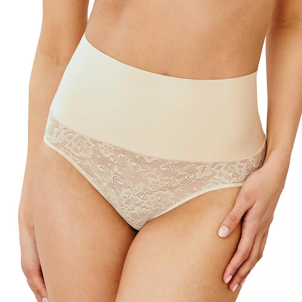 Maidenform Firm Control Shapewear Tame Your Tummy Brief DM0051, Women's, Size: XL, Nude Lace Product Image