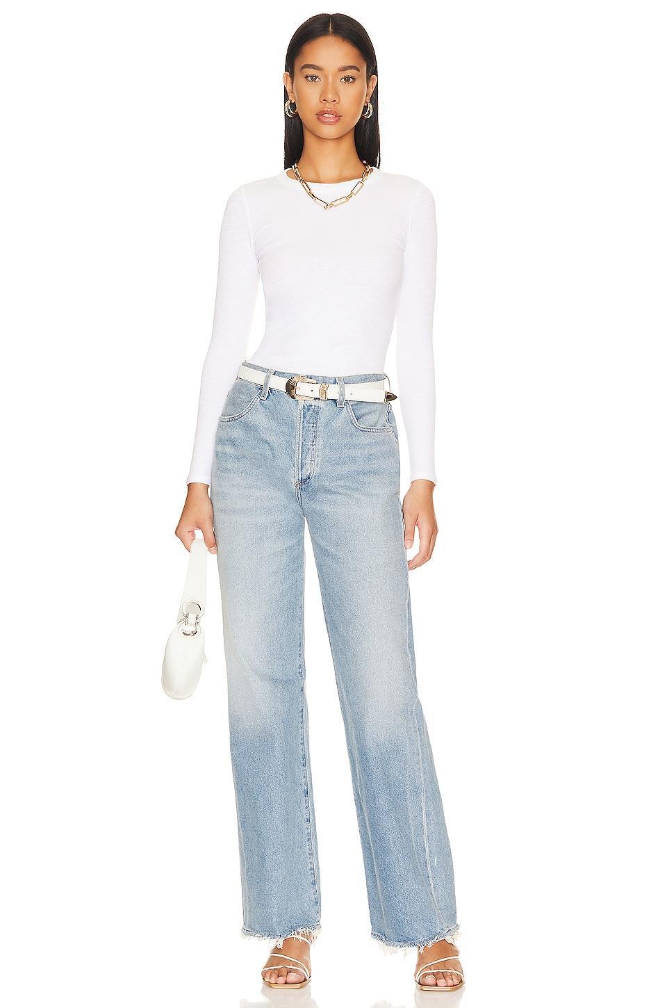 Textured Knit Crew Top Enza Costa Product Image
