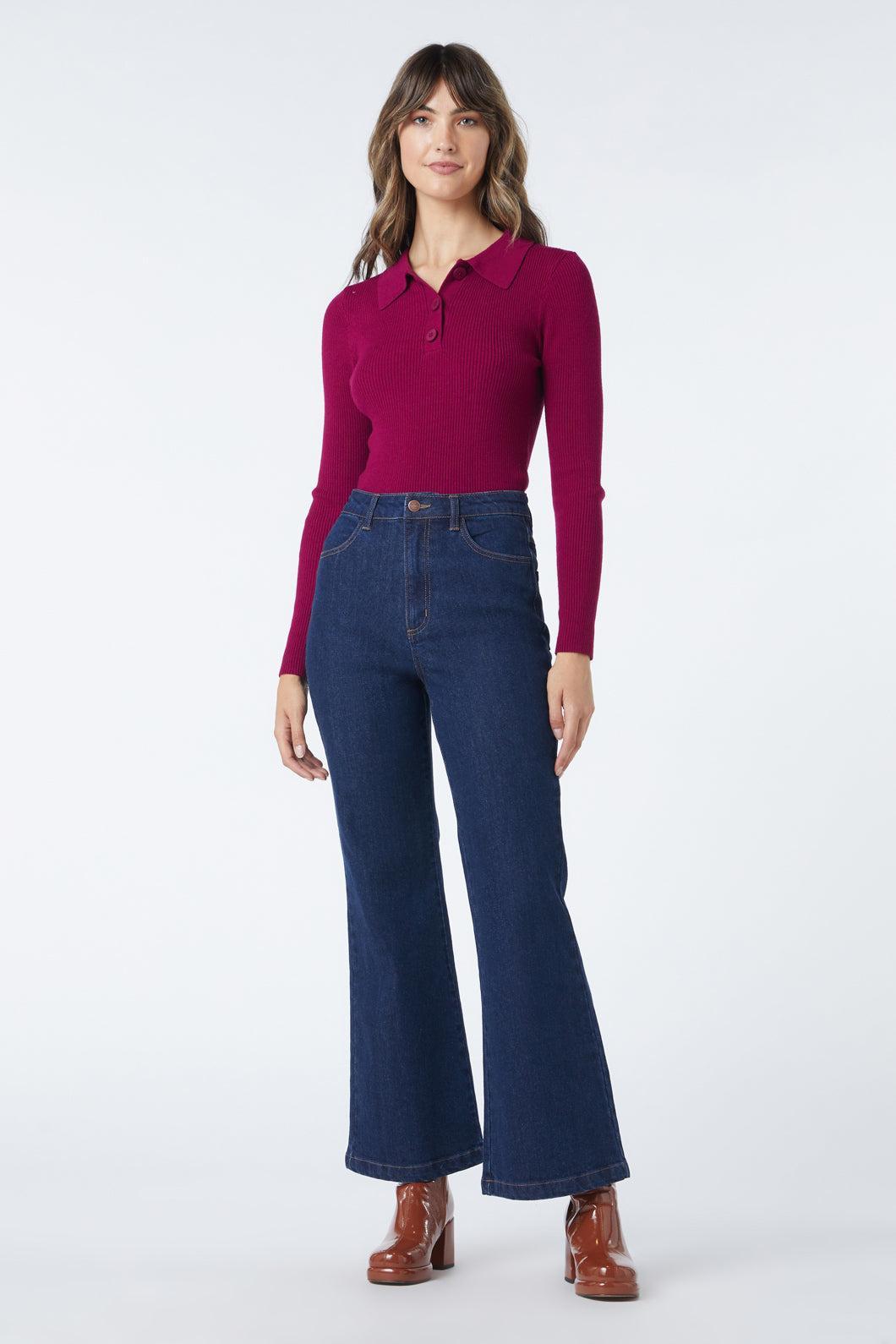 Josie Embroidered Jean Product Image