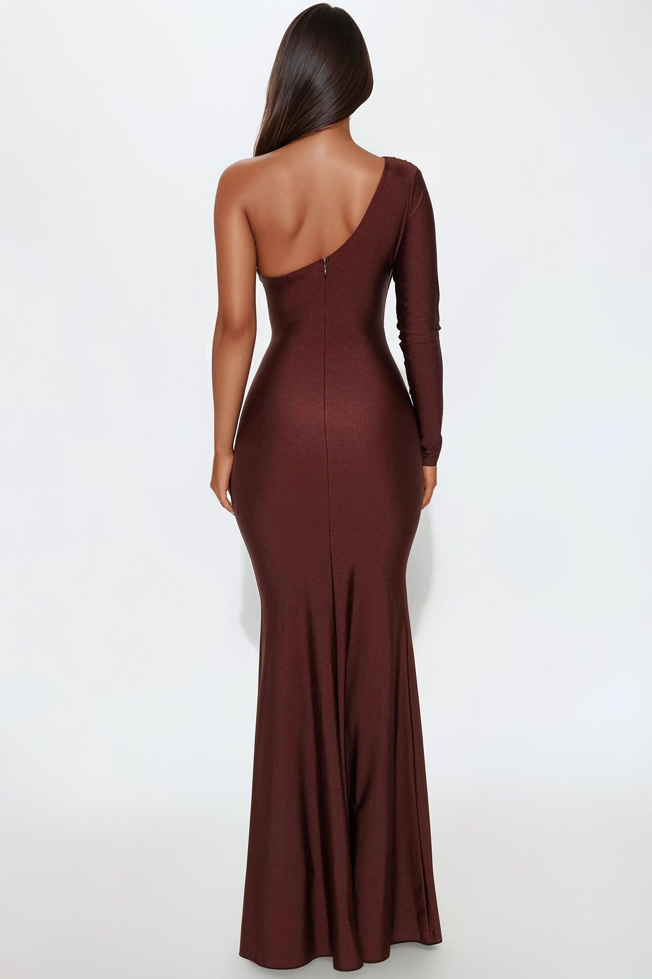 A Forever Love Maxi Dress - Chocolate Female Product Image