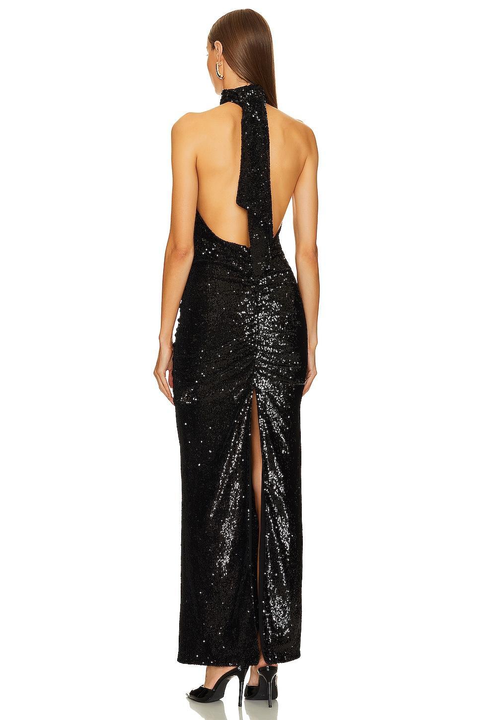 Sequin Halter Gown GIUSEPPE DI MORABITO Product Image