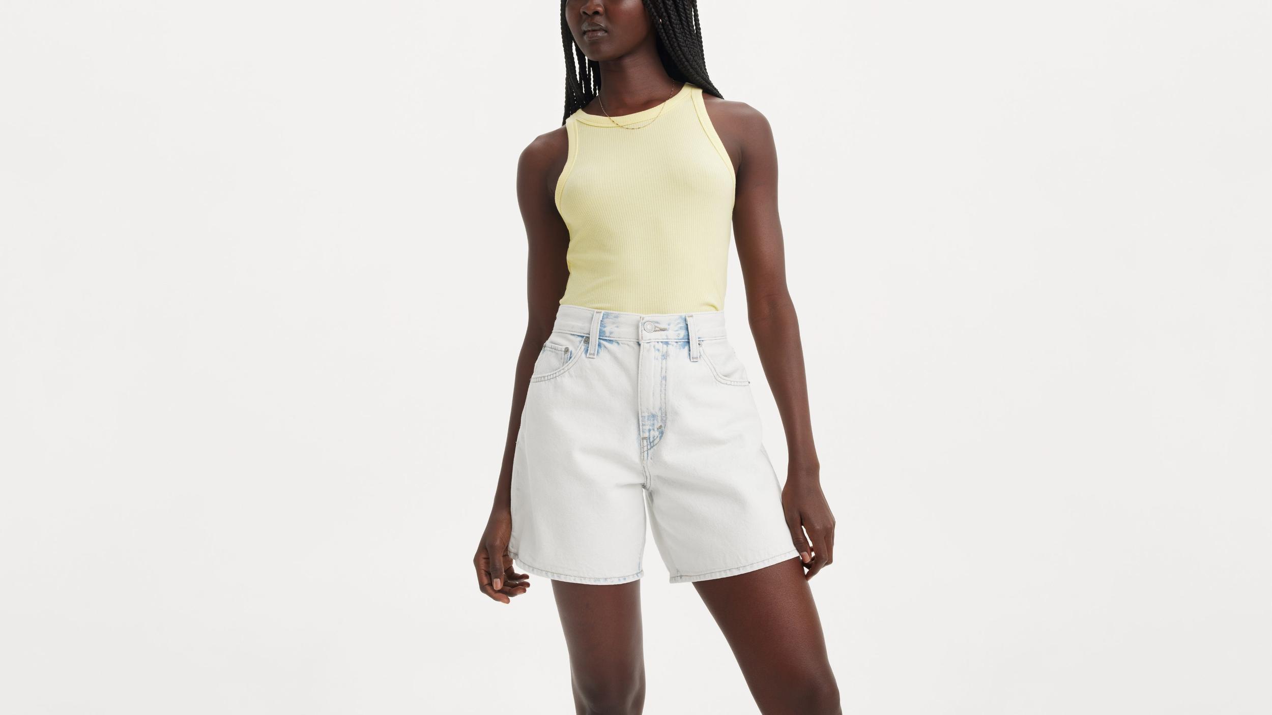 High Rise Baggy Women's Shorts Product Image