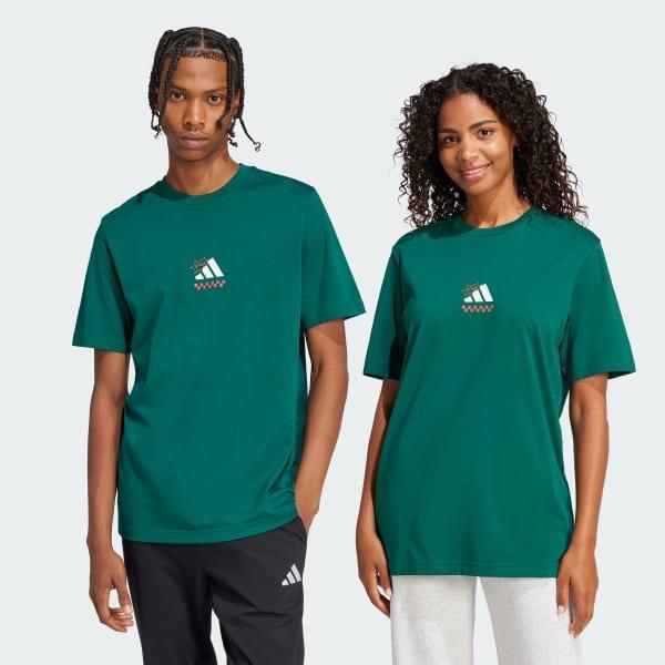 Men's adidas Lounge Pizza Graphic Sportswear Tee, Size: XL, Off White Product Image