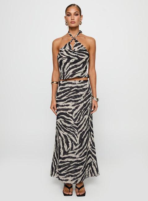 Eleganza Top Zebra Product Image
