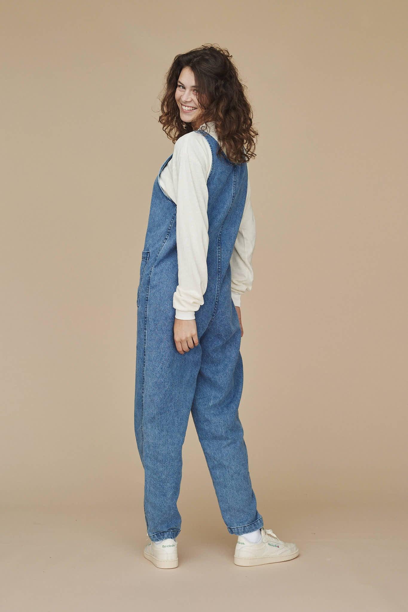 Denim Button Front Jumper Female Product Image