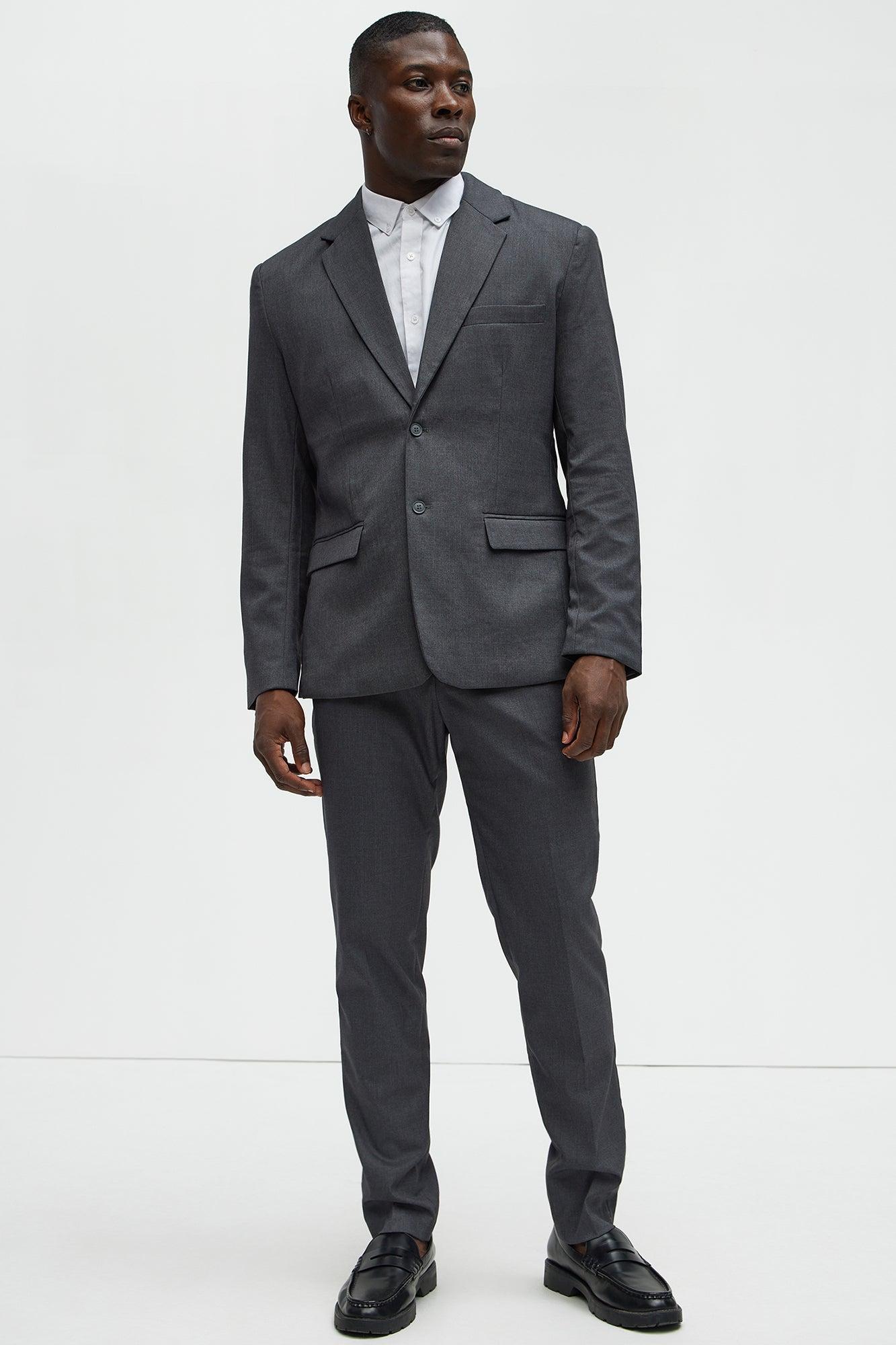The Modern Stretch Slim Trouser - Charcoal Product Image