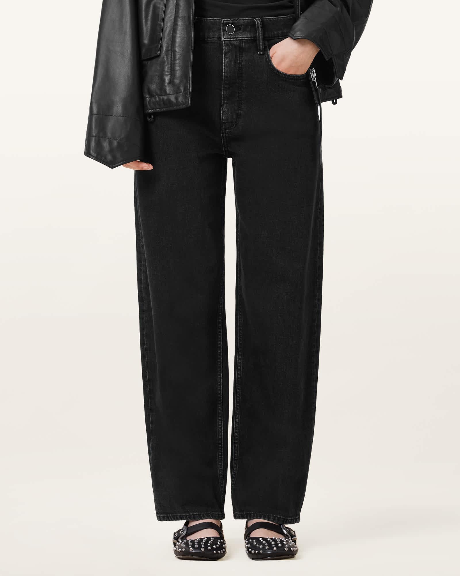 Sadie Barrel Leg Denim Jeans Product Image
