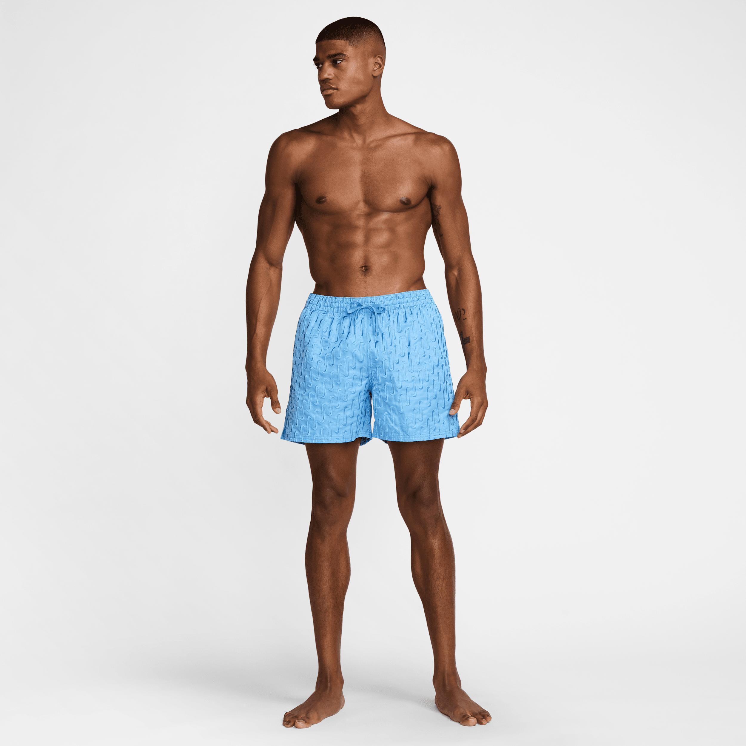 Nike Men's Swim Breaker Swoosh logo Link 5" Fully Lined Volley Shorts Product Image