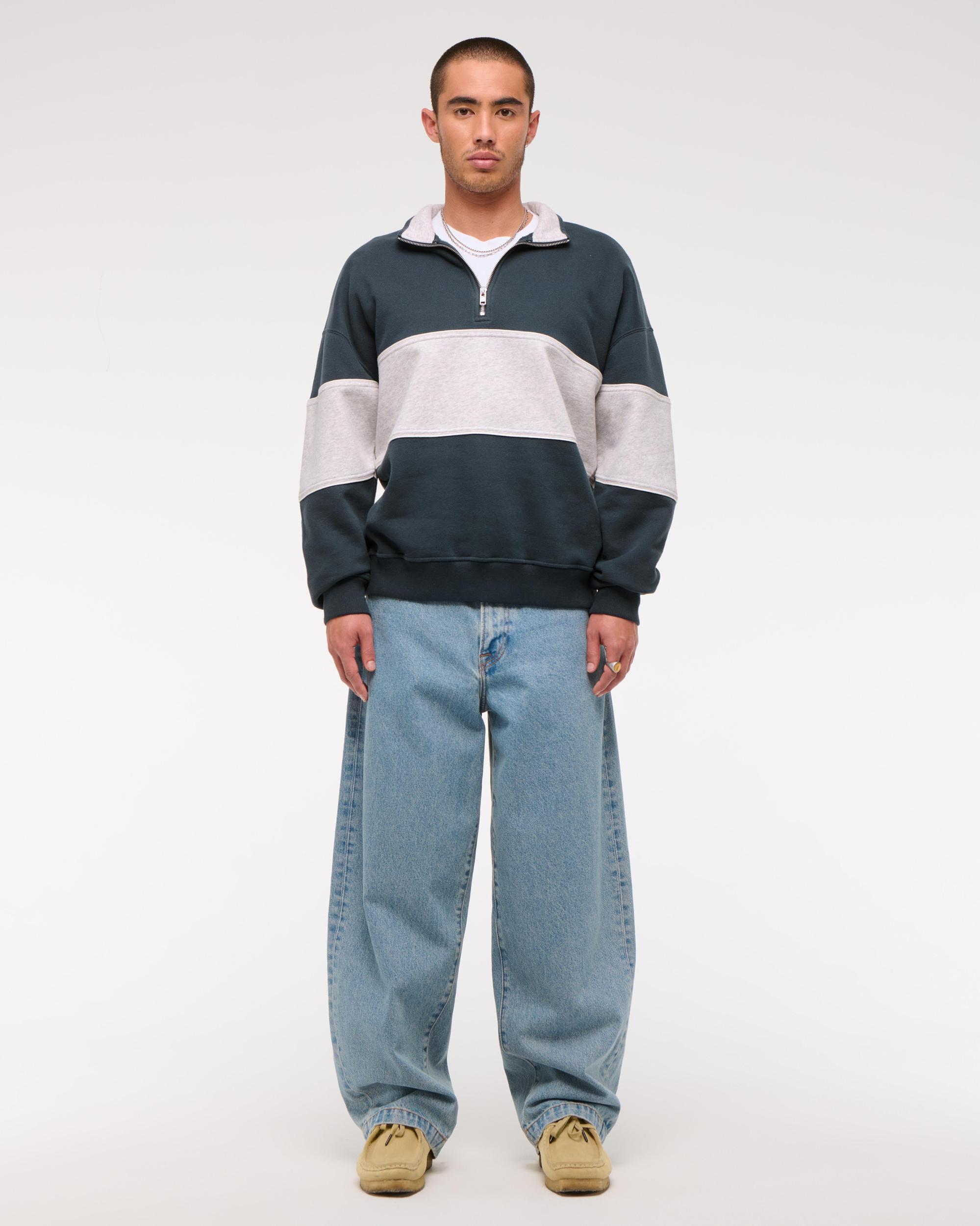 Essential Half-Zip Sweatshirt Product Image
