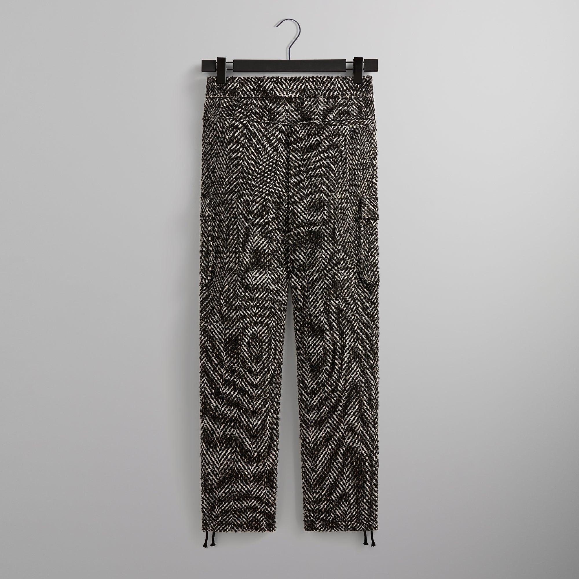 Kith Oversized Herringbone Bristol Cargo Pant - Black Male Product Image