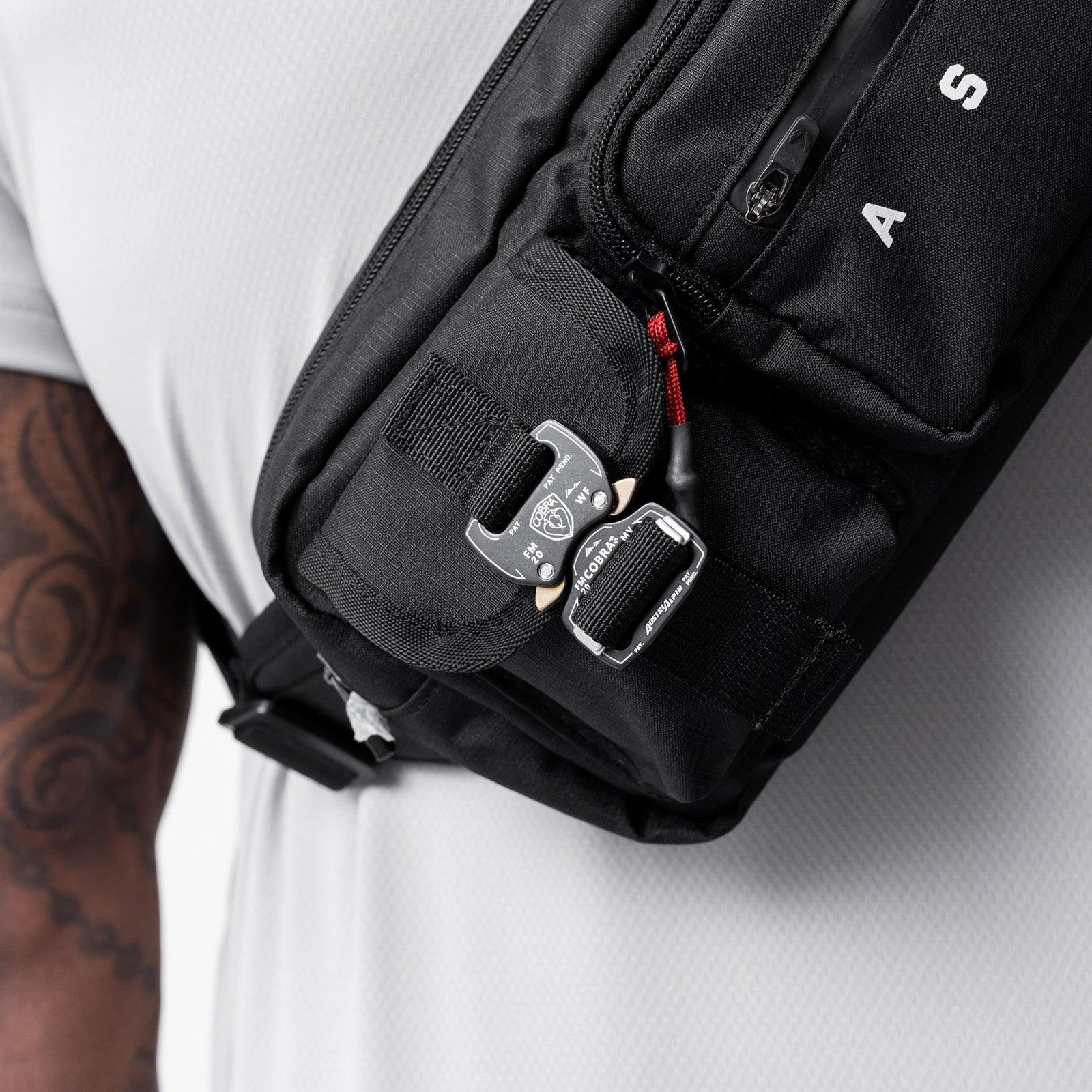 0703. Cordura® Tech Crossbody Pack - Black Product Image
