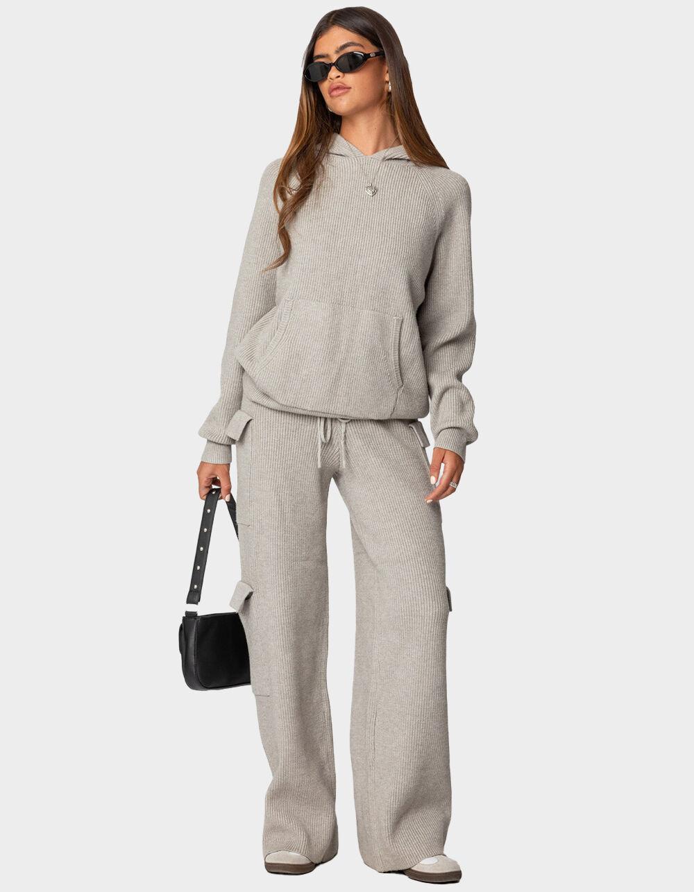 EDIKTED Wynter Knit Cargo Pants Product Image
