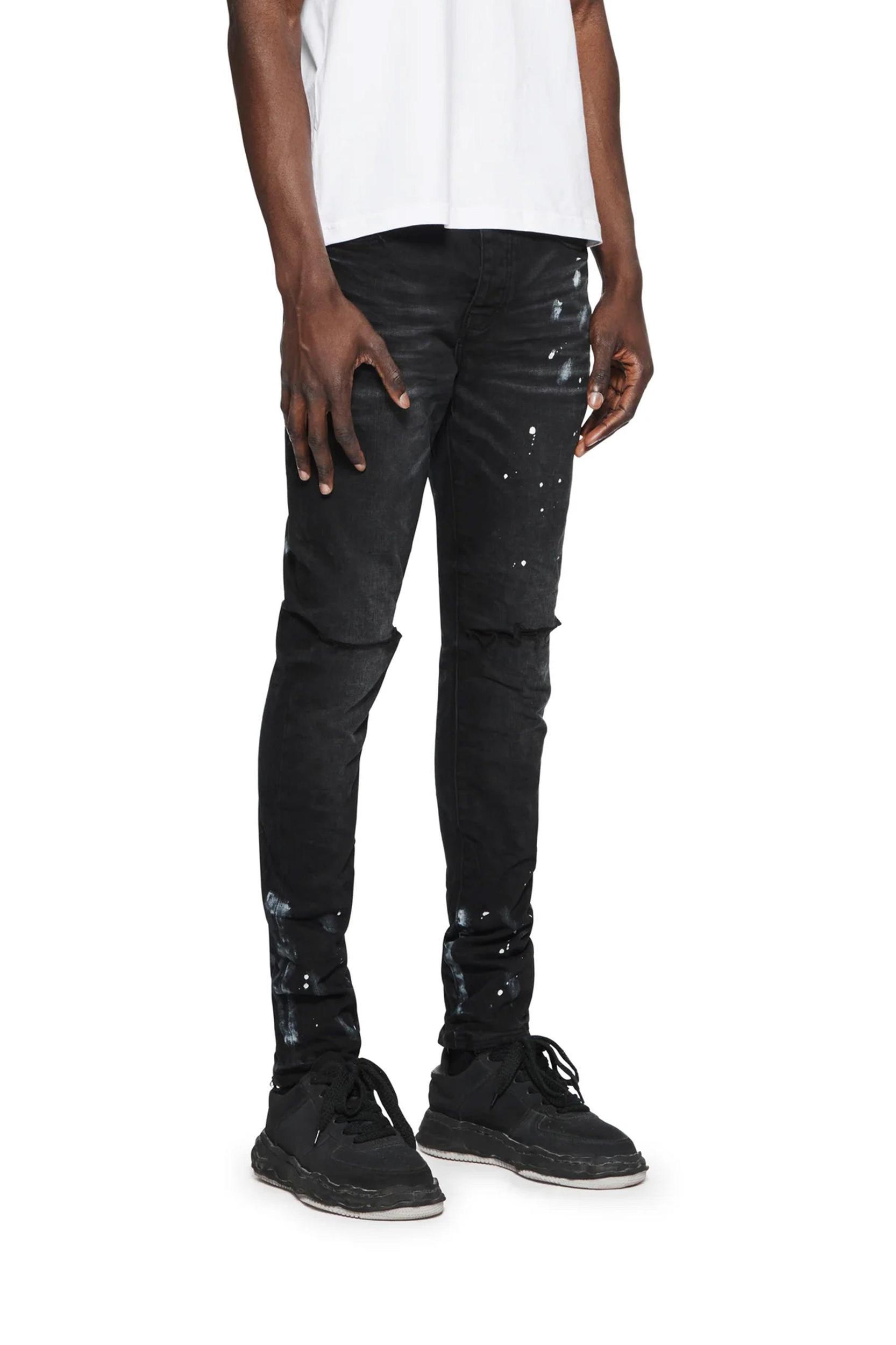 P001 Black Resin Knee Slit Male Product Image