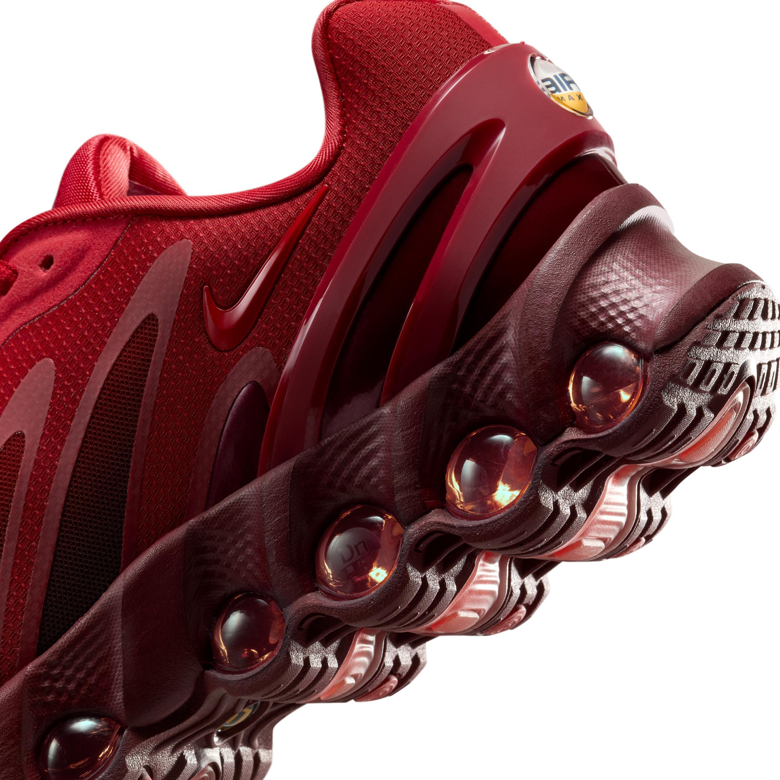 Nike Womens Air Max Dn8 Casual Shoes in University Red/Tough Red Product Image