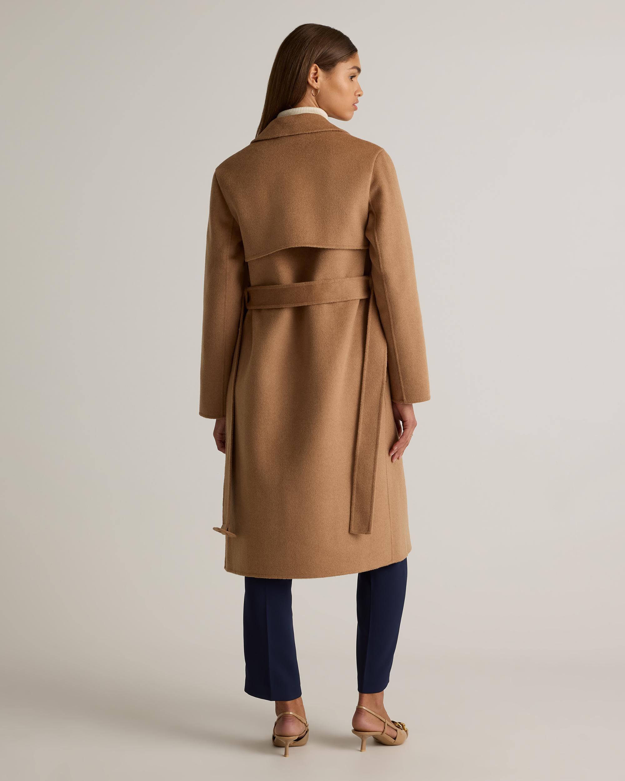 Quince | Women's Double-Faced Merino Wool Trench Coat Wool/Nylon Product Image
