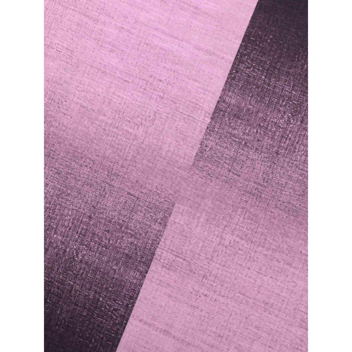 Plus Size Ombre Heather Contrast Round Neck T-shirt Mauve Women Casual Non Round Neck Everyday T-shirts BloomChic 14-16/1X Product Image