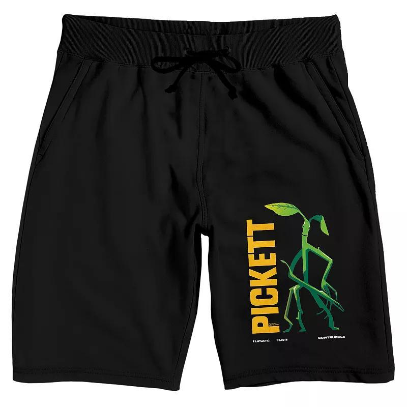 Men's Fantastic Beasts Pickett Sleep Shorts, Size: Small, Black Product Image
