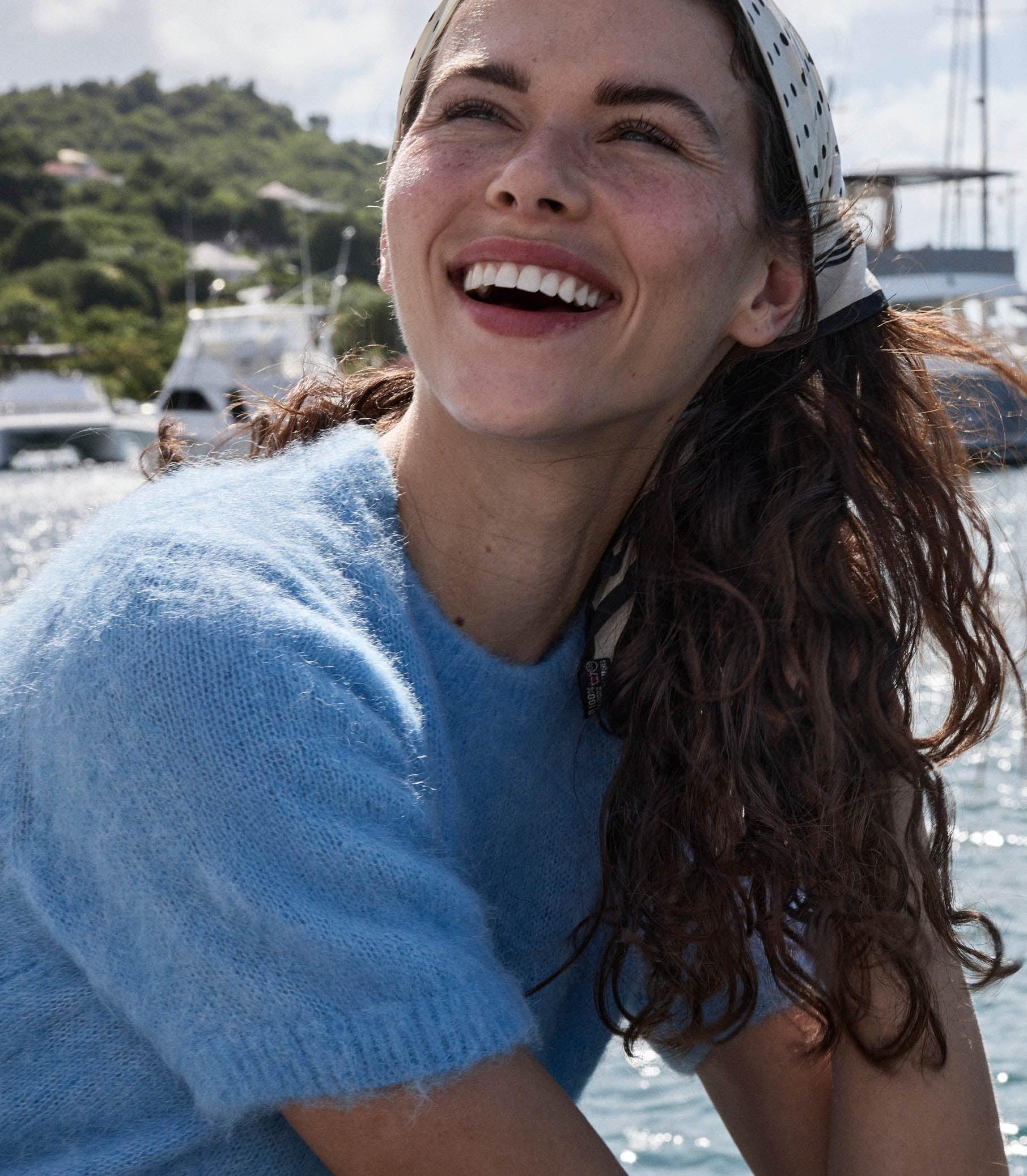 HEARST SWEATER -- SEASHORE BLUE Product Image