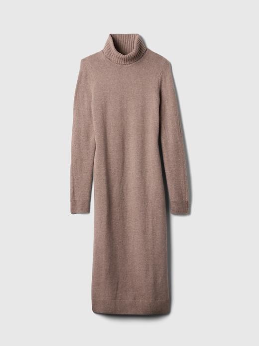 CashSoft Turtleneck Maxi Sweater Dress Product Image