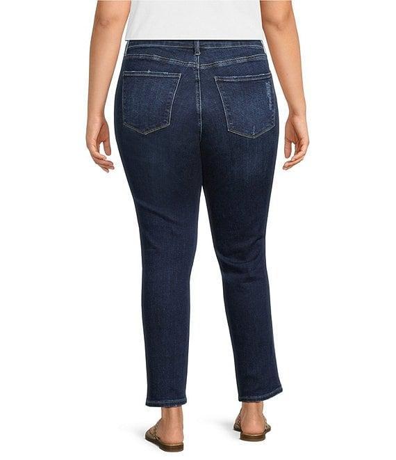 KUT from the Kloth Plus Size Reese High Rise Tapered Ankle Jeans Product Image