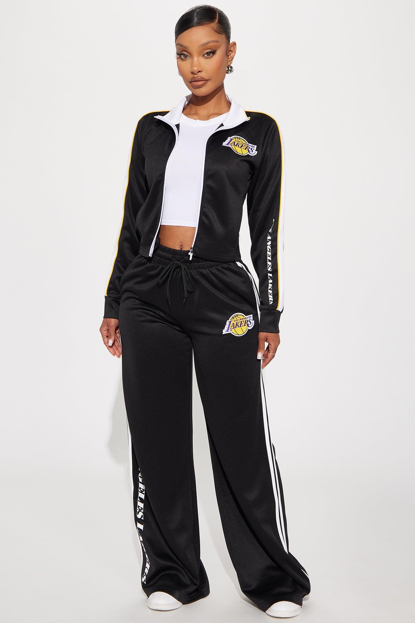Lakers Halftime Zip Up Jacket - Black Product Image