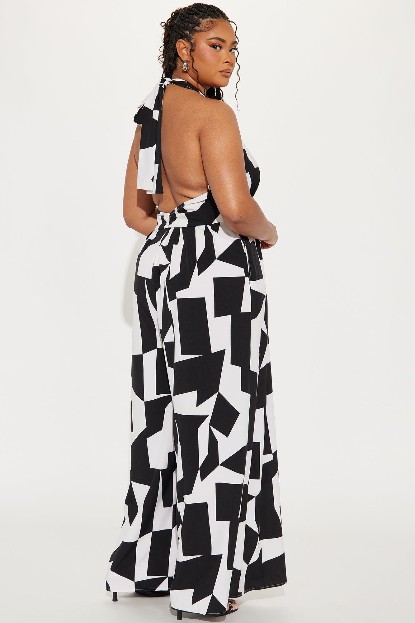 Daniella Printed Jumpsuit - White/combo Product Image