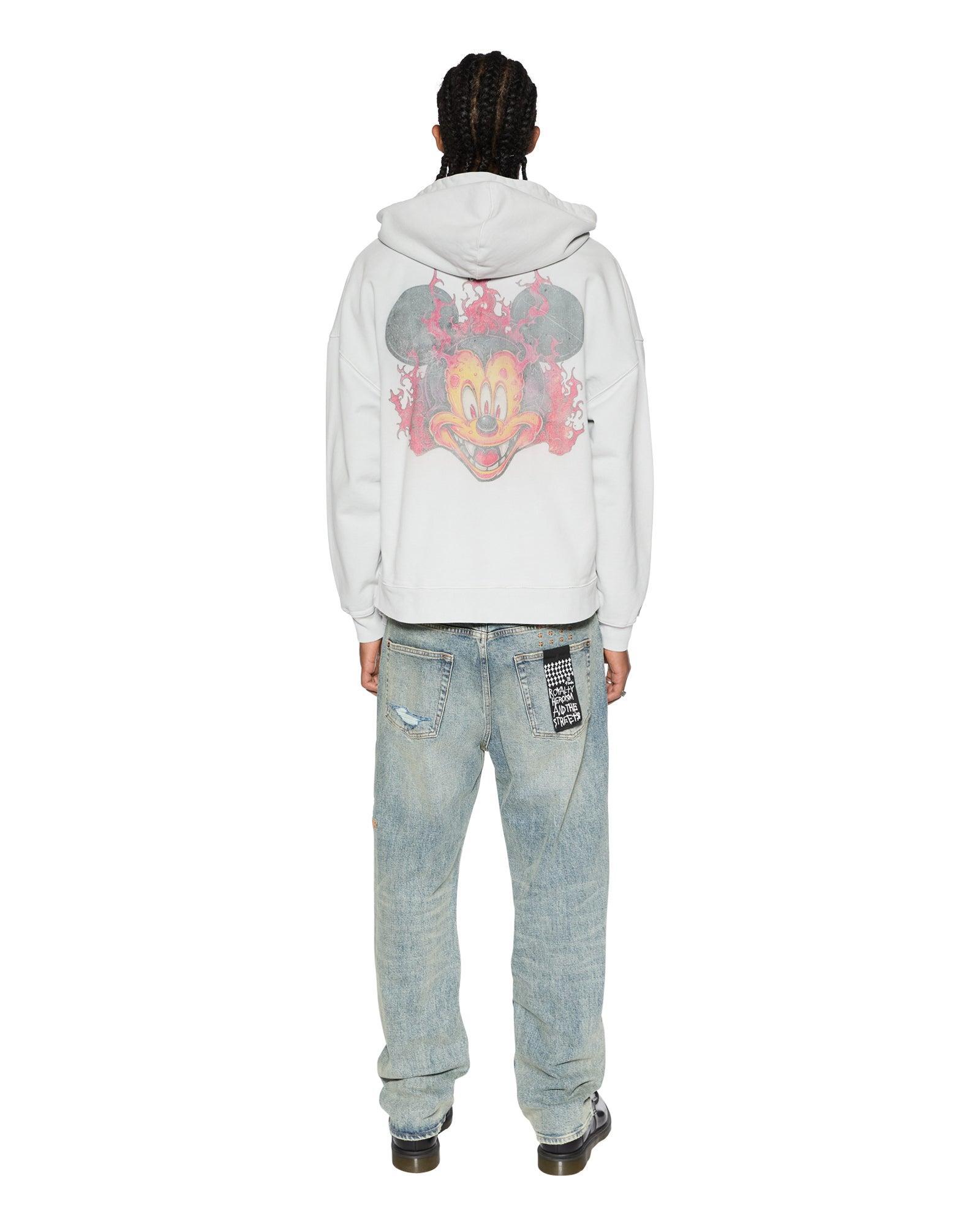 FUEGO EKCESS ZIP THRU HOODIE PAINTED Male Product Image