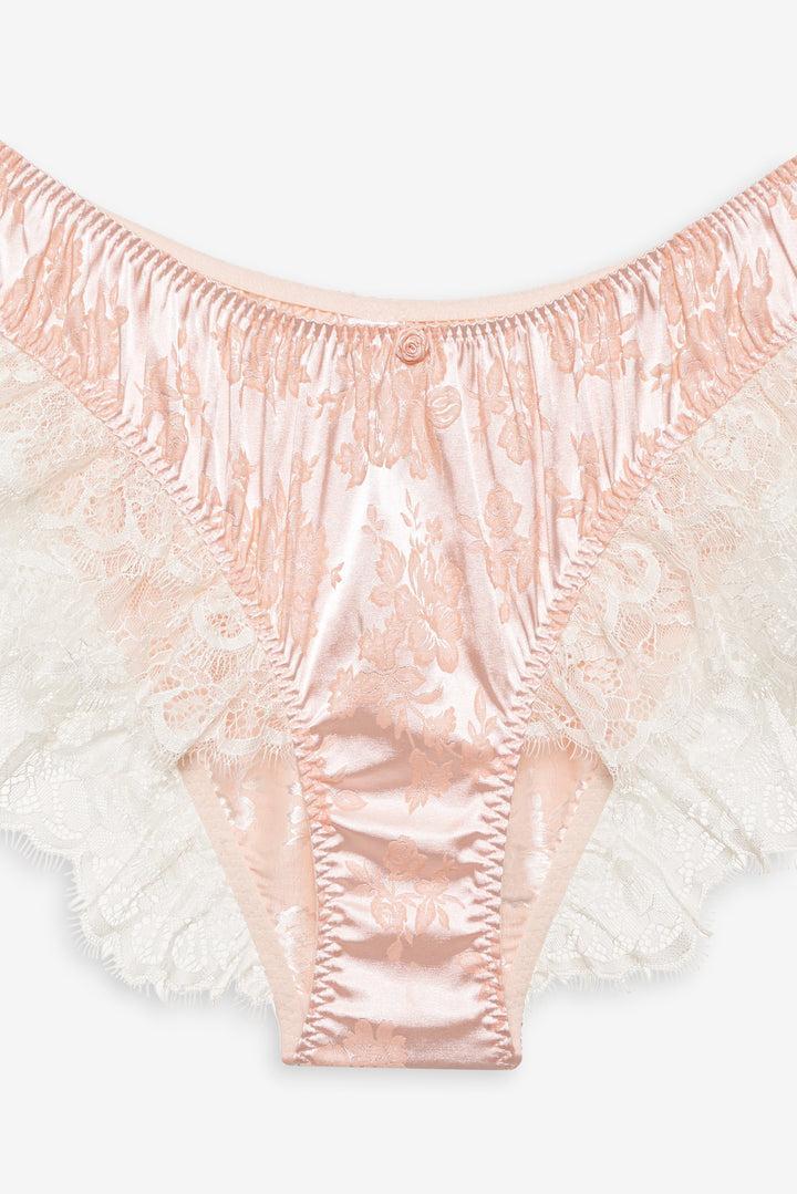 Audrey Jacquard Shorts — Pink Product Image