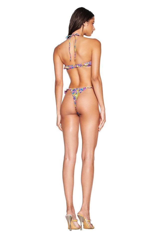 MARNIE BIKINI TOP - TROPICAL BUTTERFLY BLOOM Product Image