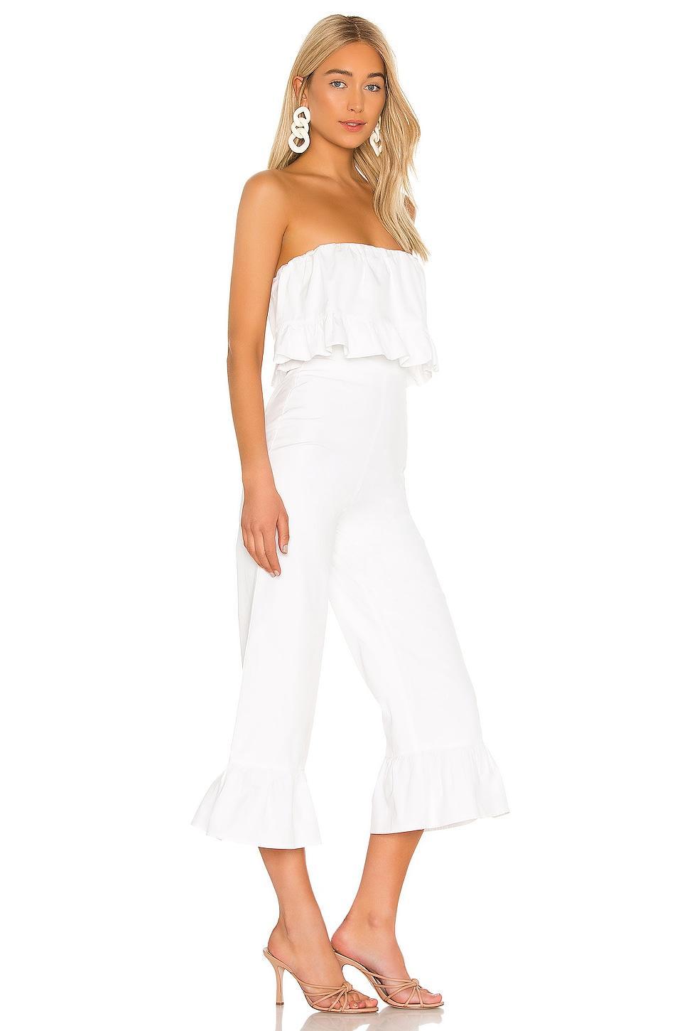 Lovers and Friends Nellie Jumpsuit in White Product Image