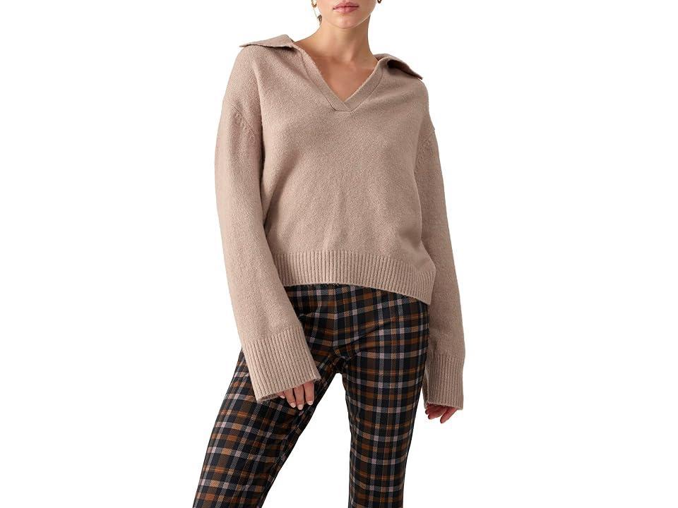 Sanctuary Johnny Collared Sweater Women's Clothing Product Image