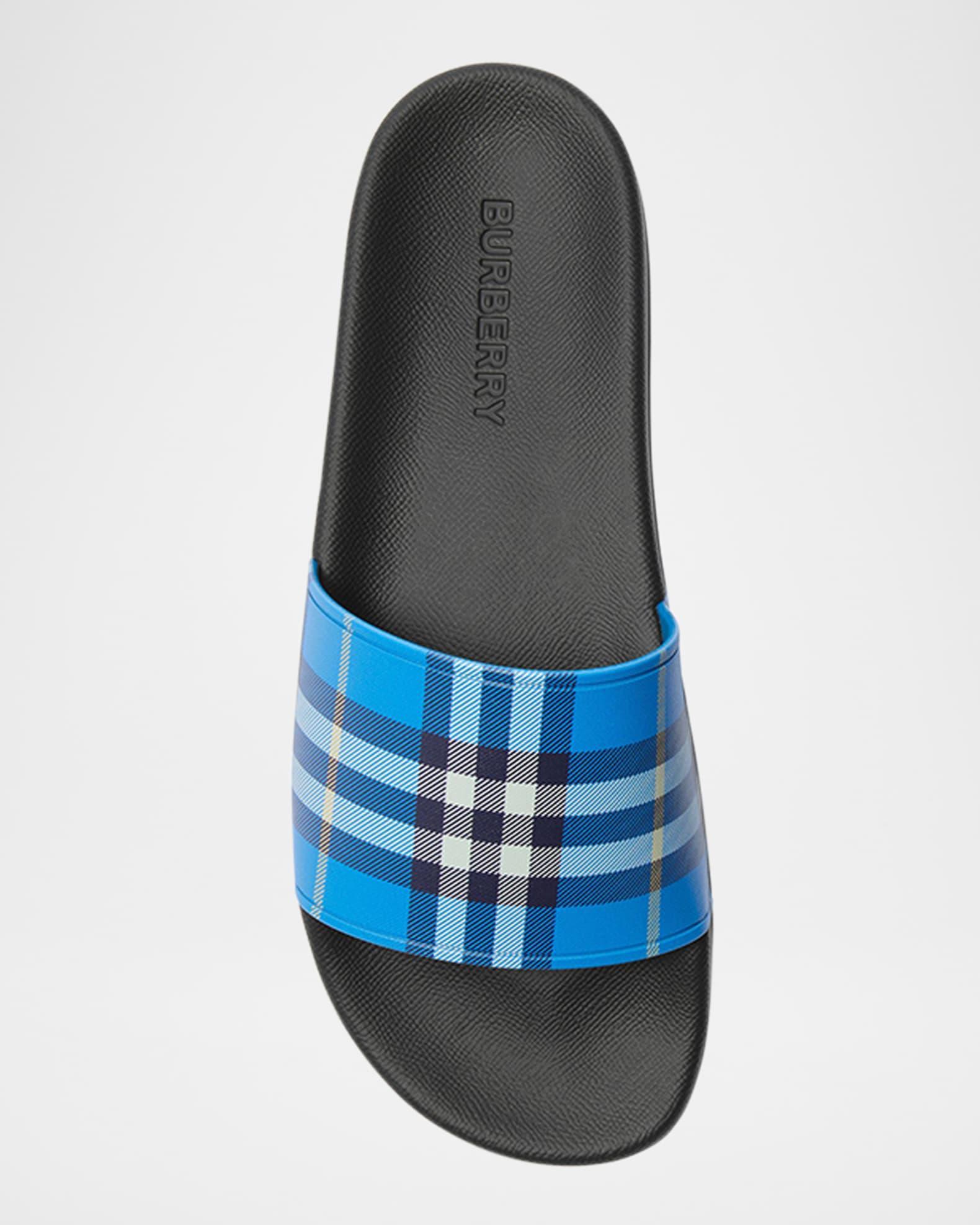Men's Furley Check Slide Sandals Product Image
