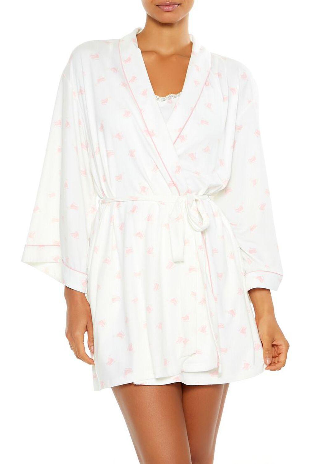 Ice Skate Tie-Waist Robe | Forever 21 Product Image