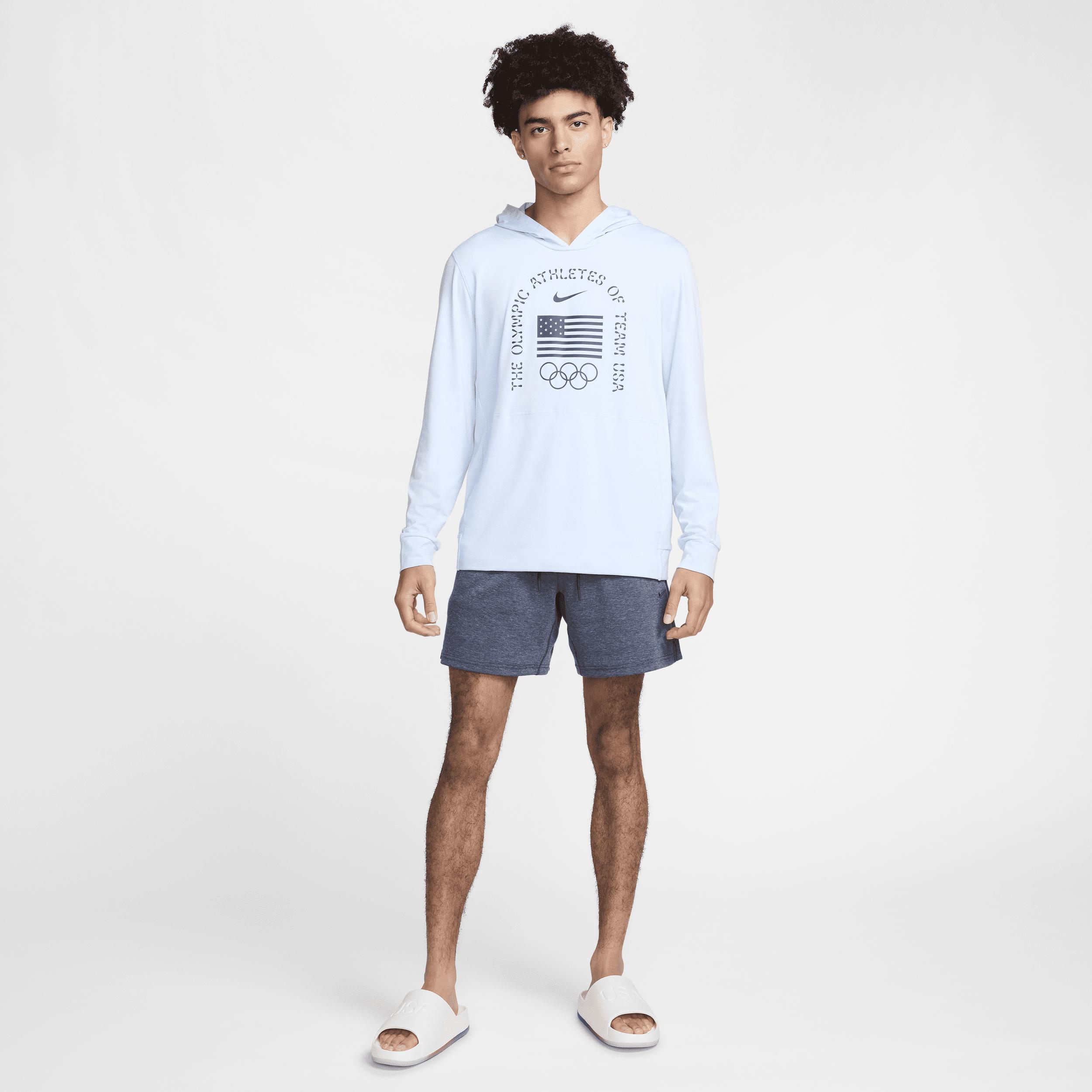 USA Restore Nike Men's Dri-FIT Yoga Lightweight Hoodie Product Image