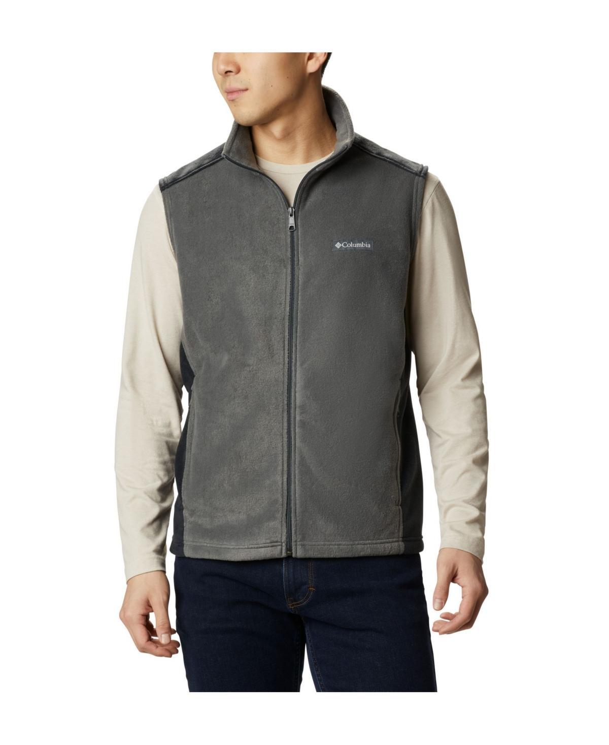 Men's Columbia Steens Mountain™ Fleece Vest, Size: Large, Black Product Image