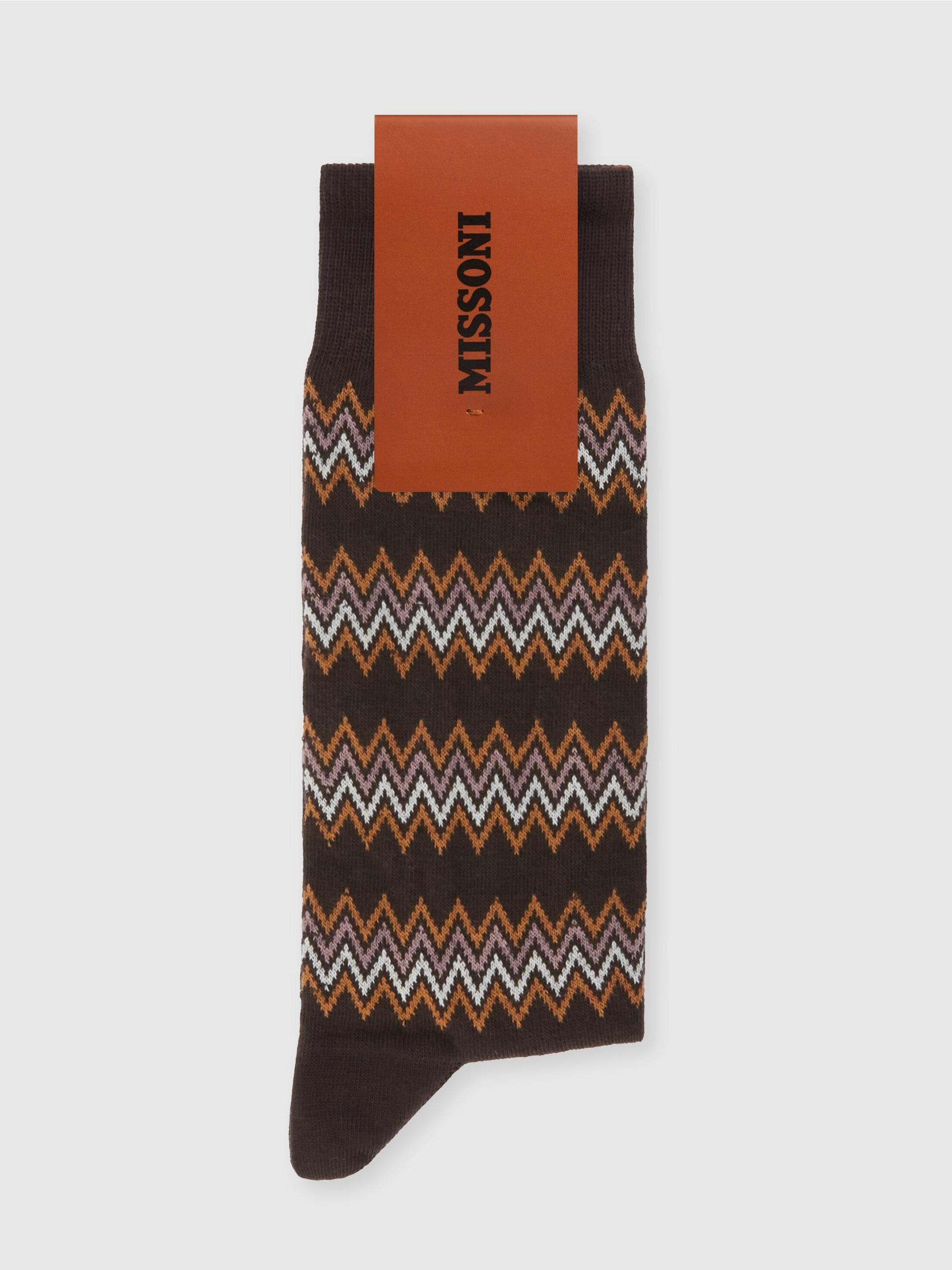 Cotton jacquard blend socks Product Image