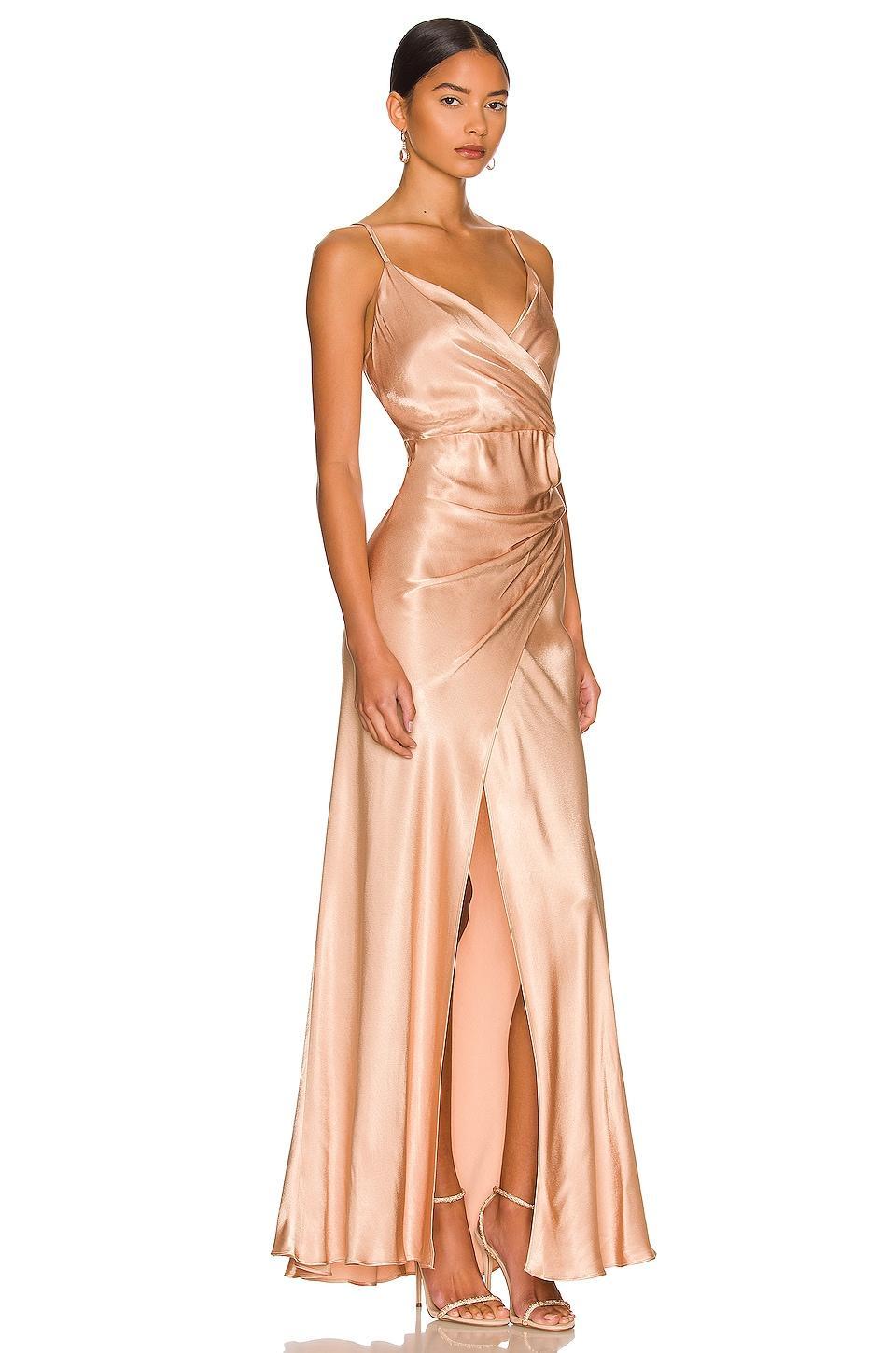 La Lune Cross Draped Maxi Dress Shona Joy Product Image