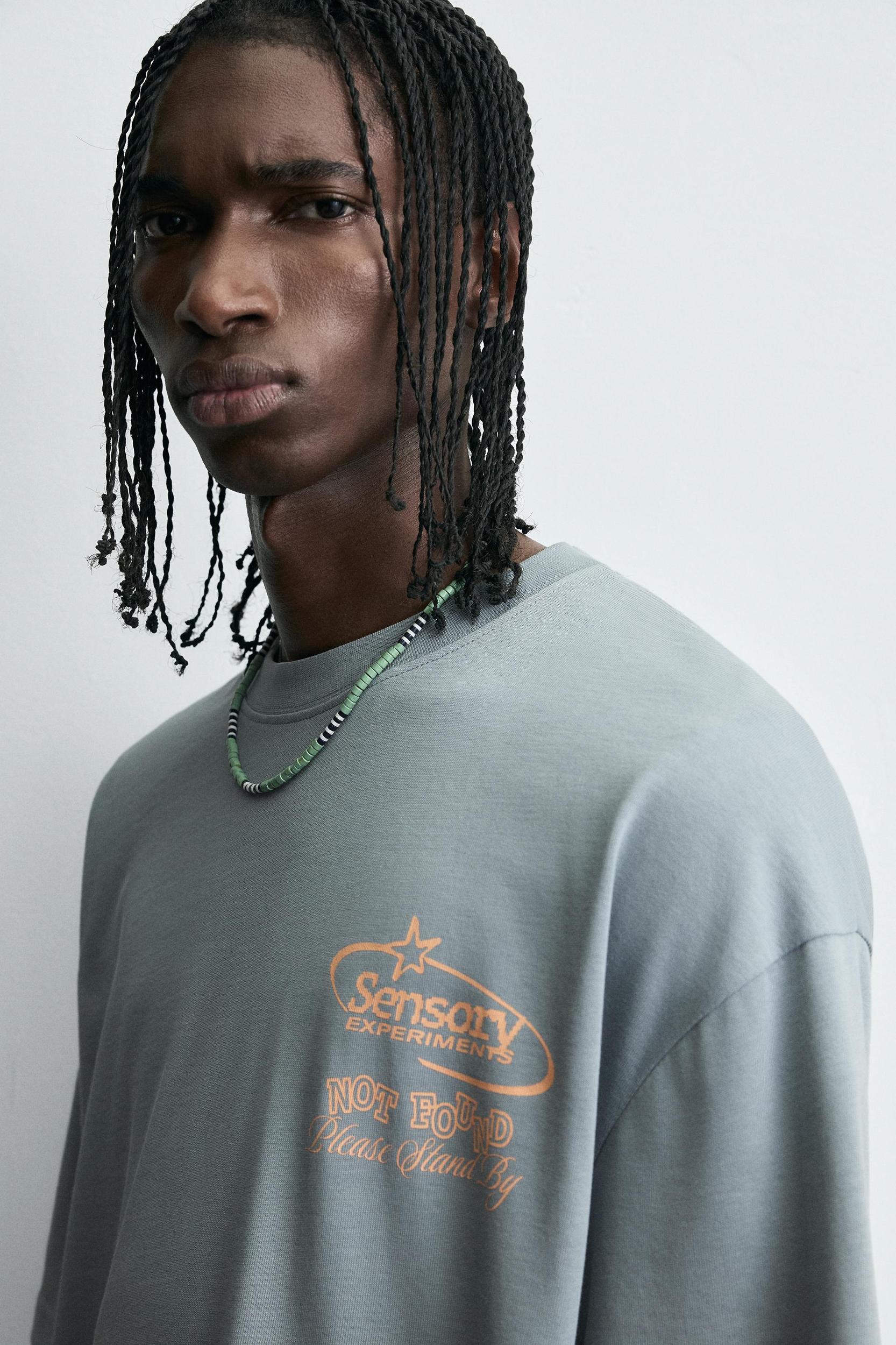 WASHED PRINT T-SHIRT Product Image