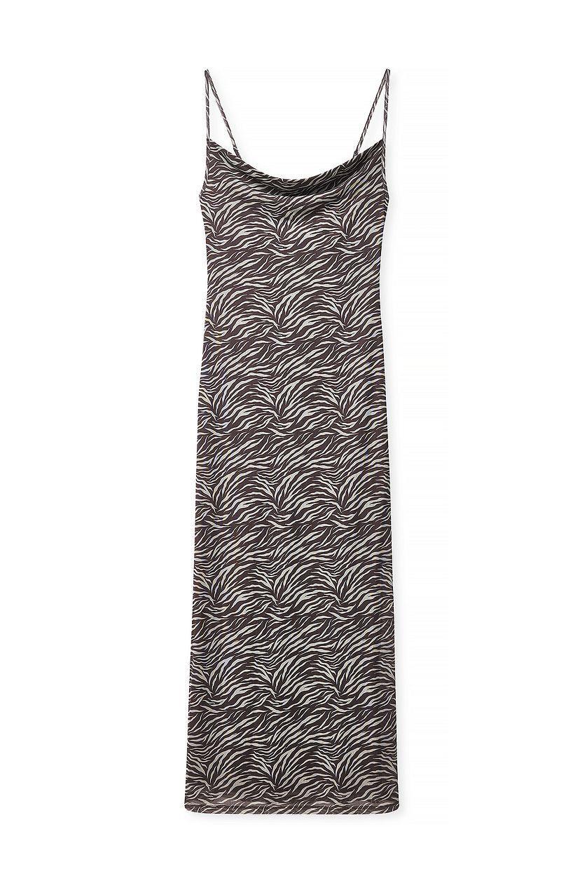 Waterfall Mesh Maxi Dress Product Image