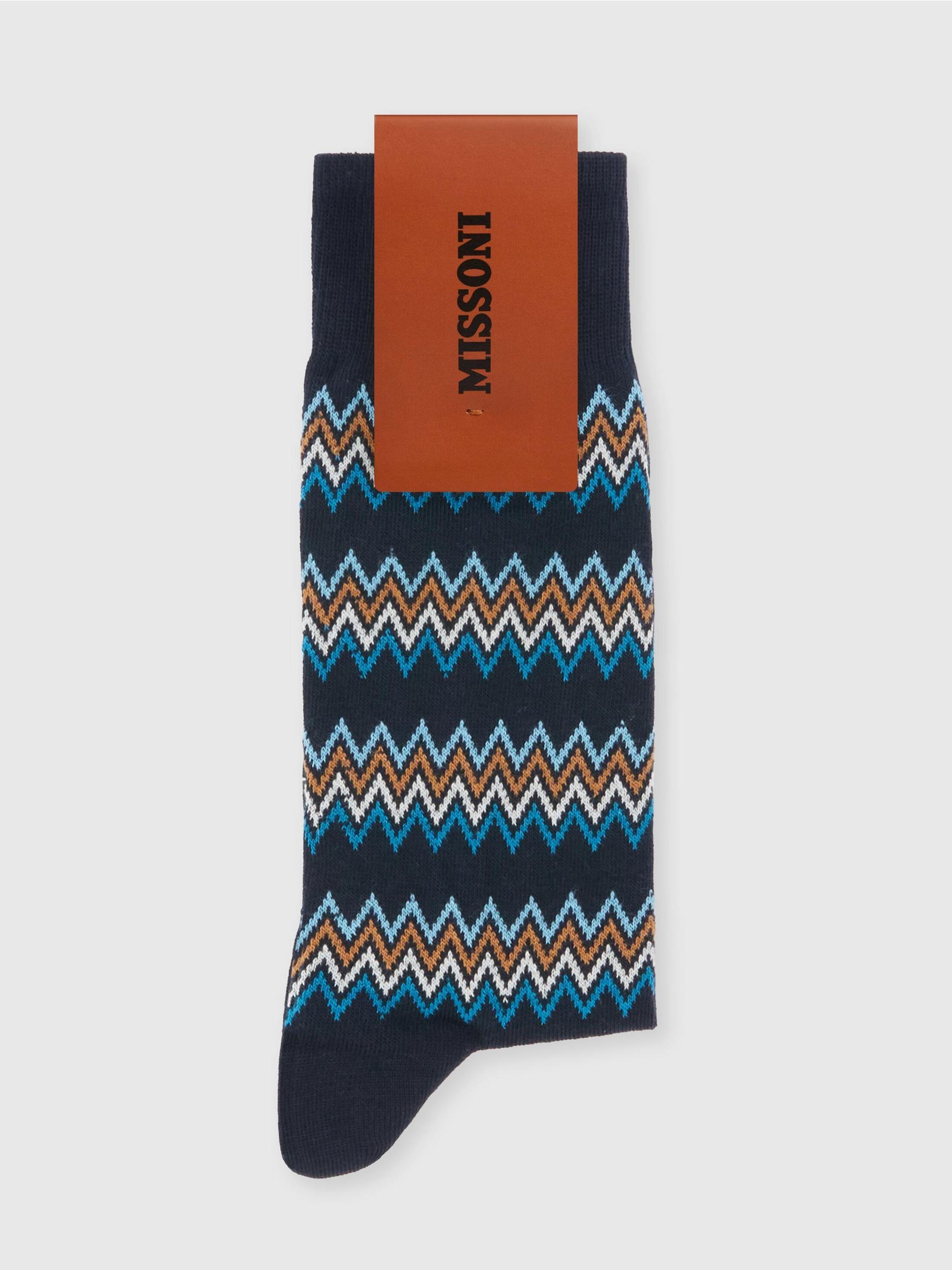 Cotton jacquard blend socks Product Image