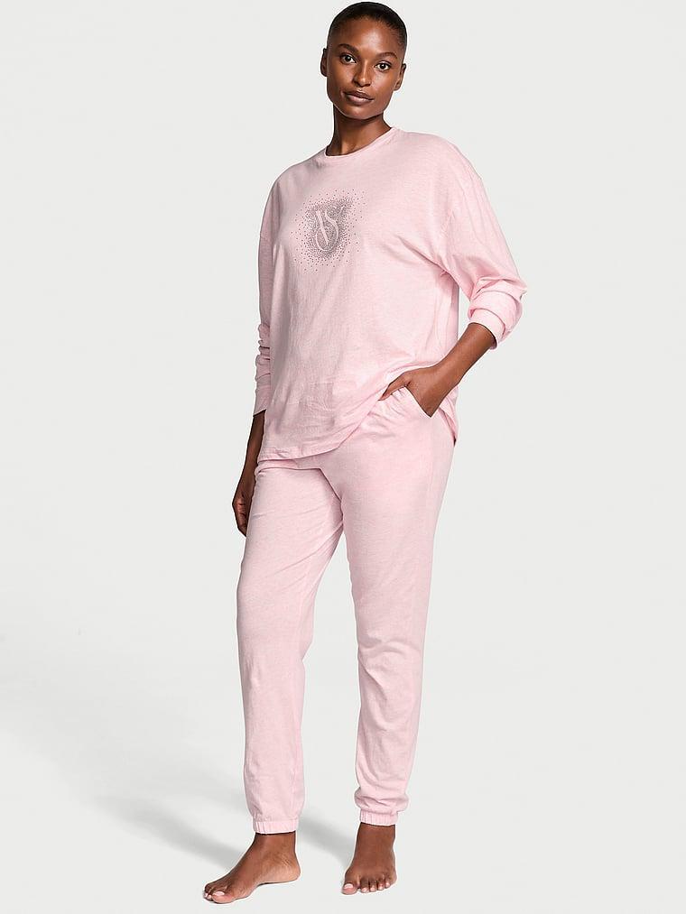100% Cotton Long Pajama Set Product Image
