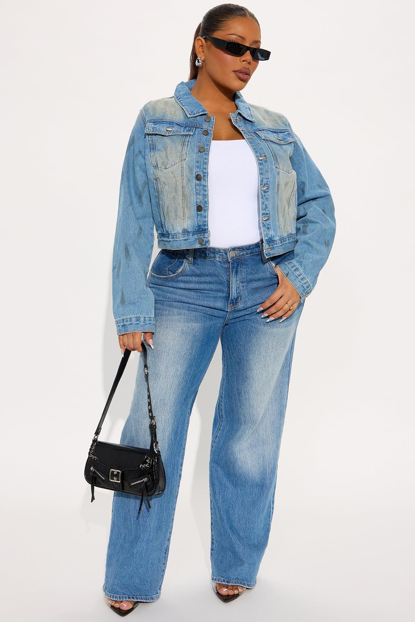 Desert Sun Washed Denim Jacket - Vintage Wash Product Image