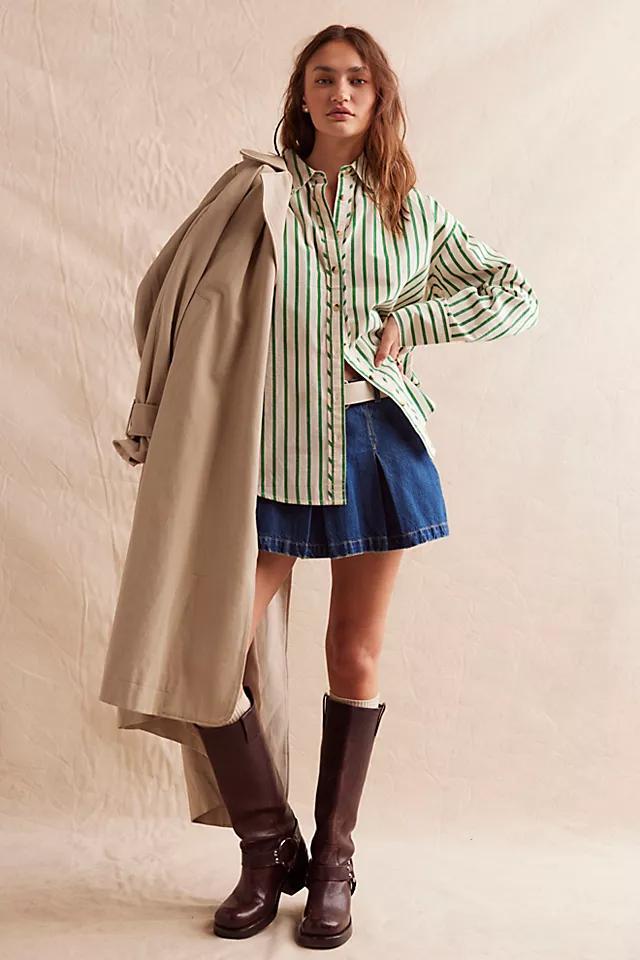 We The Free Striped Varsity Vibes Shirt Product Image