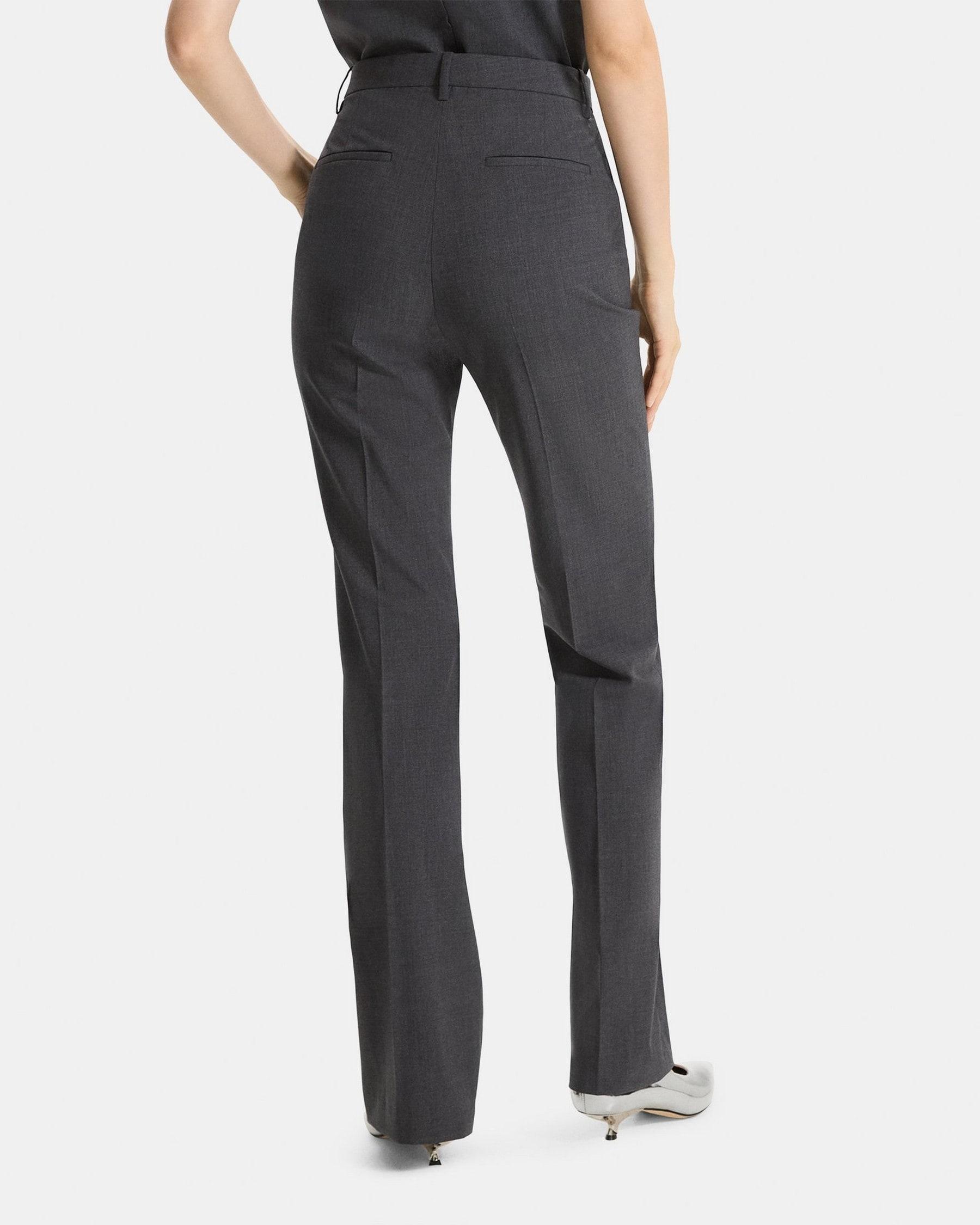 Flared Pant in Stretch Wool Product Image