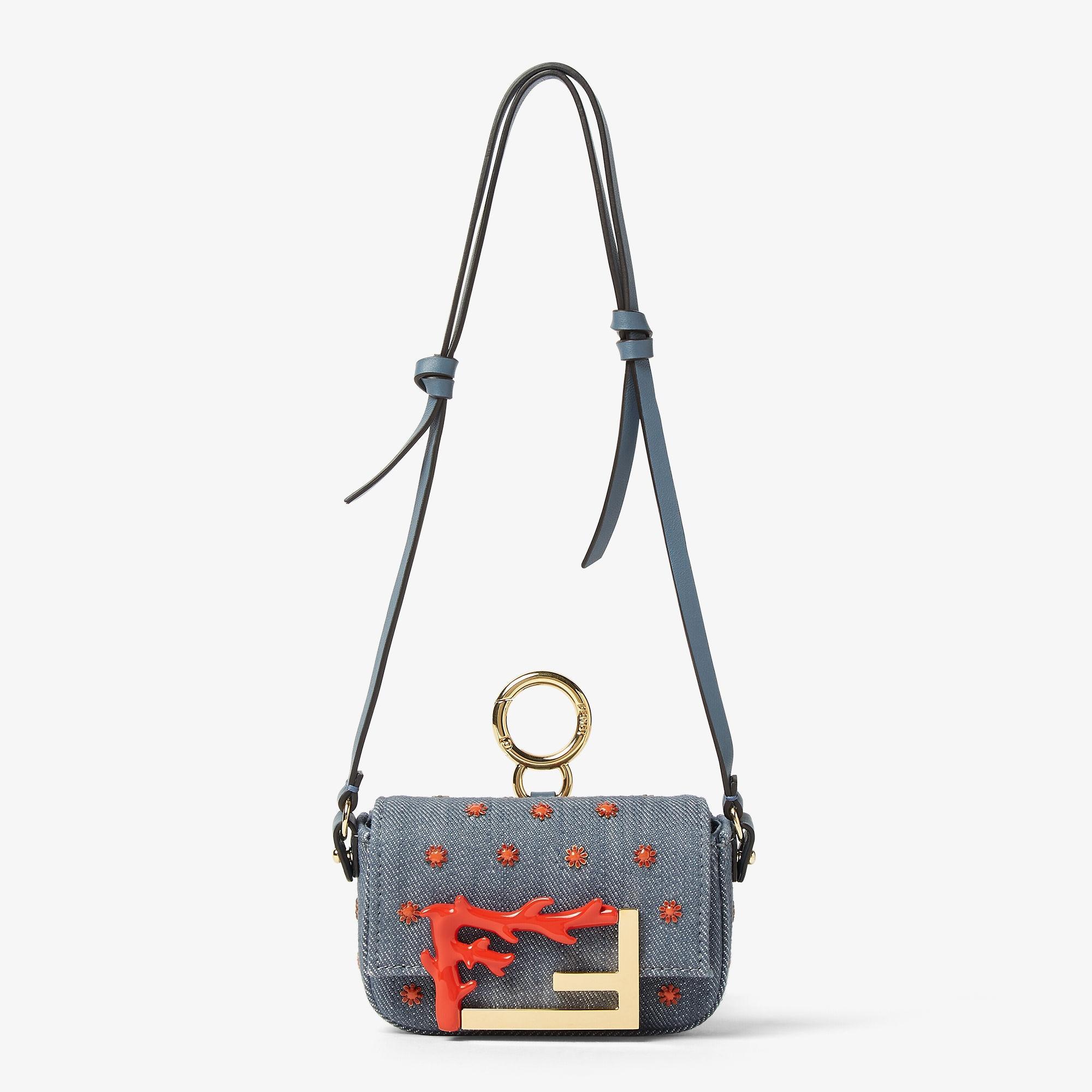 Nano Baguette CharmBlue denim charm Product Image
